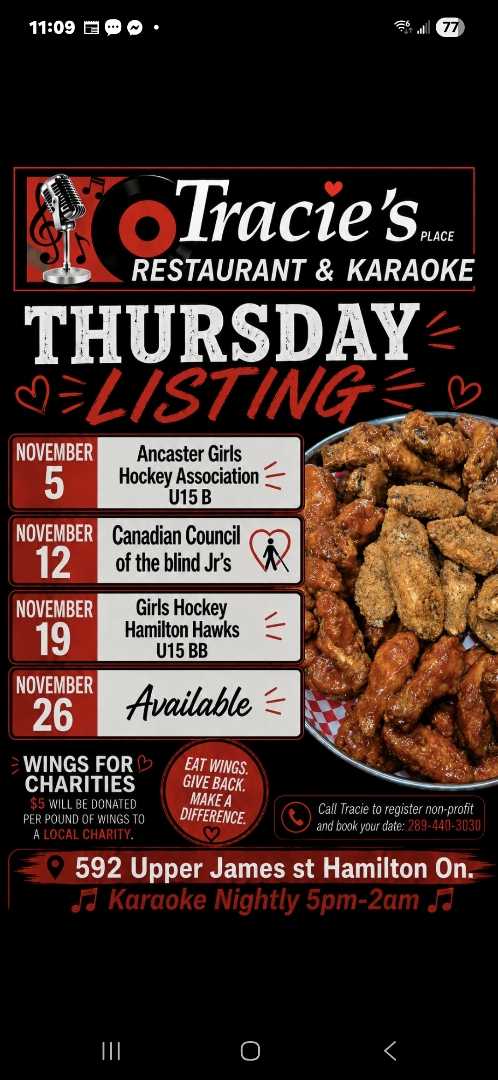 November Charity Event